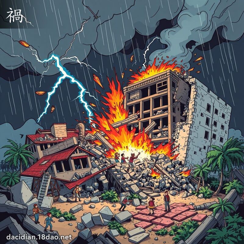 祸 - 国语大辞典配图