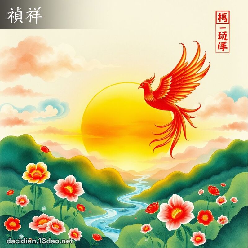 禎祥 - 國語大辭典配圖