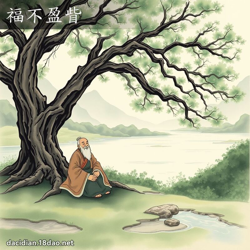 福不盈眥 - 国语大辞典配图