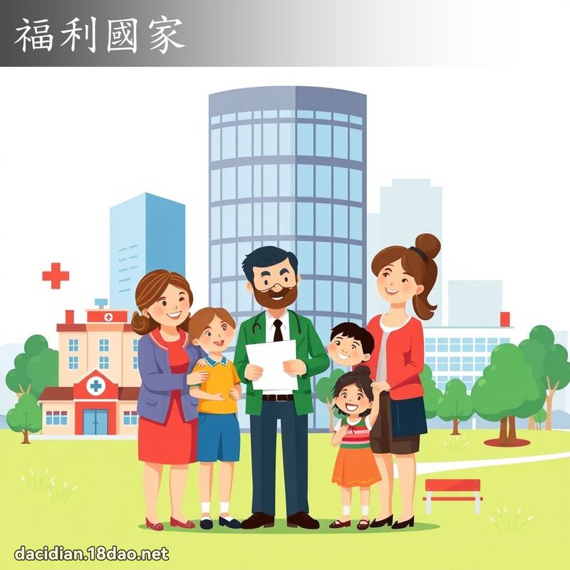 福利國家 - 國語大辭典配圖