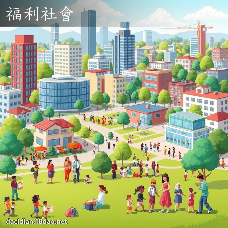 福利社會 - 國語大辭典配圖
