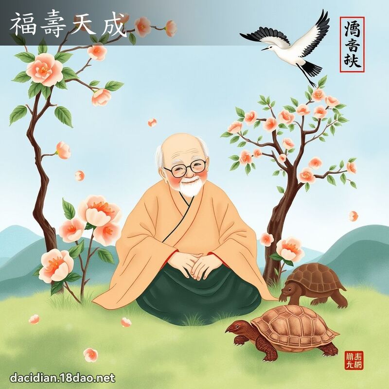 福壽天成 - 國語大辭典配圖