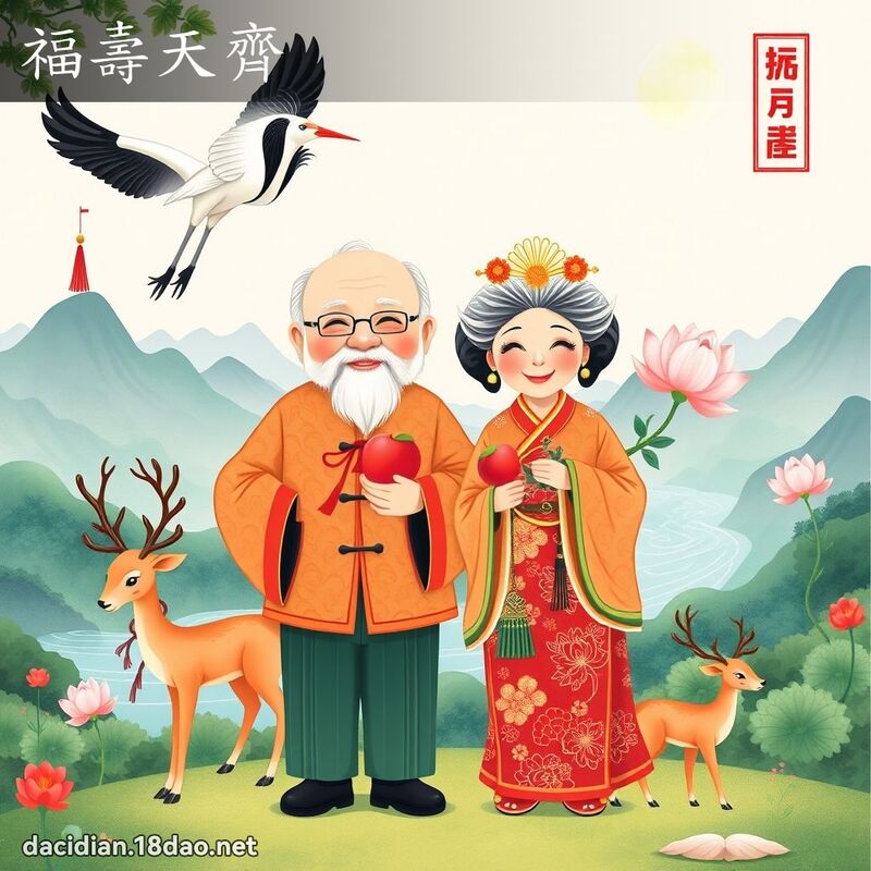 福寿天齐 - 国语大辞典配图