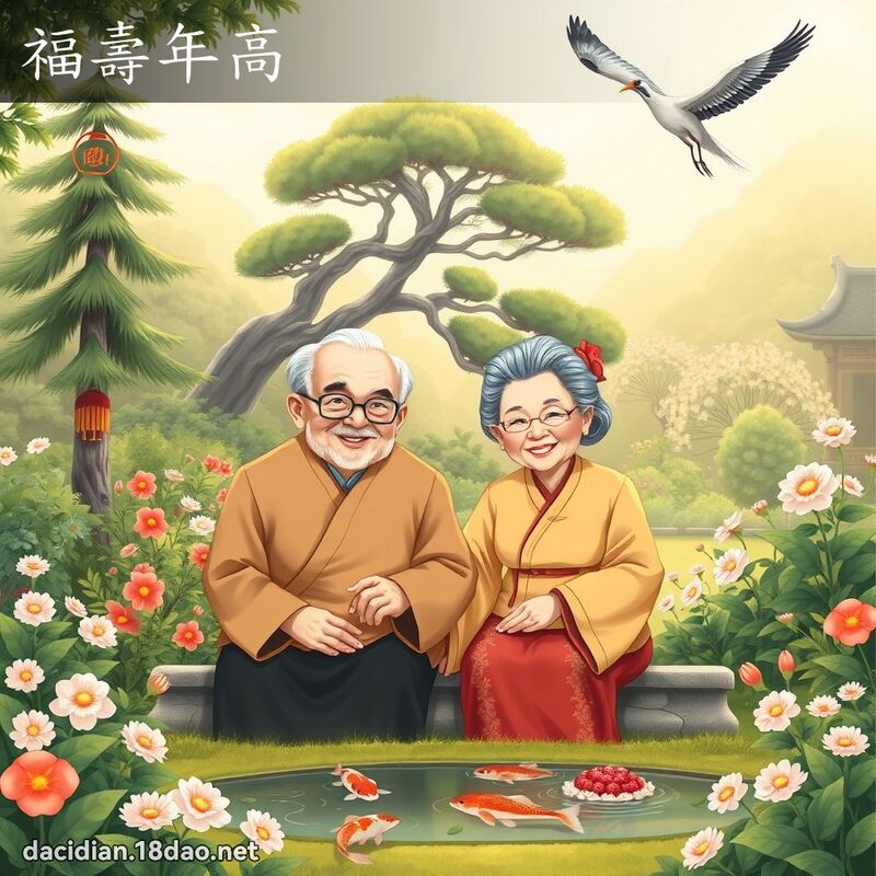 福壽年高 - 國語大辭典配圖