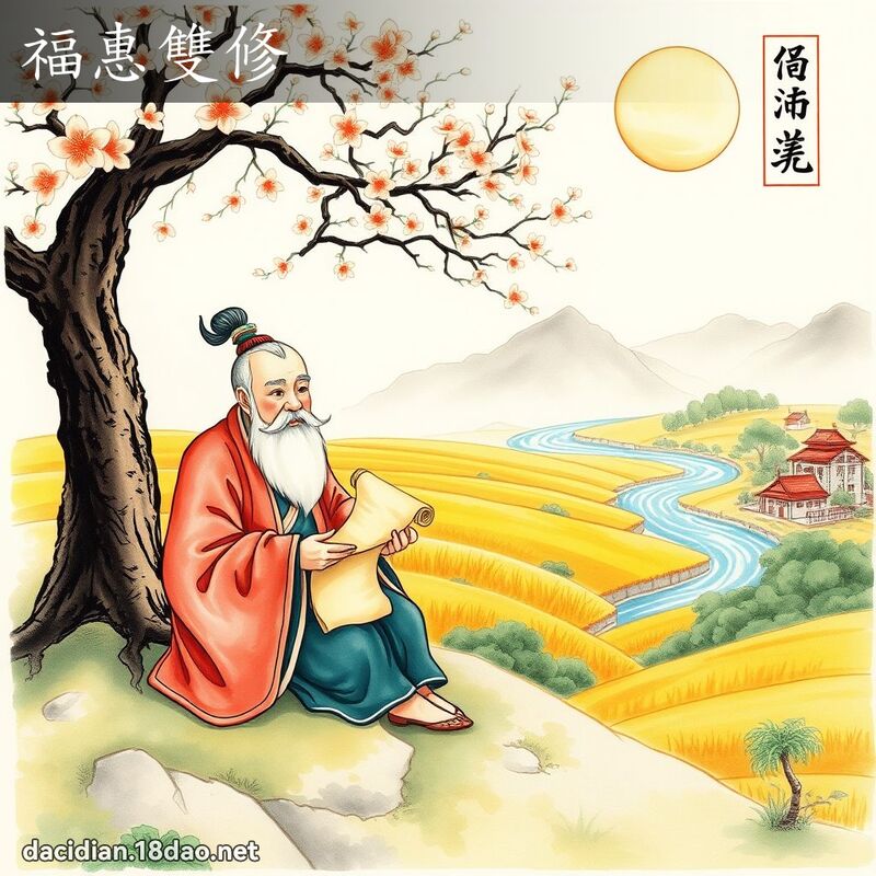 福惠雙修 - 國語大辭典配圖