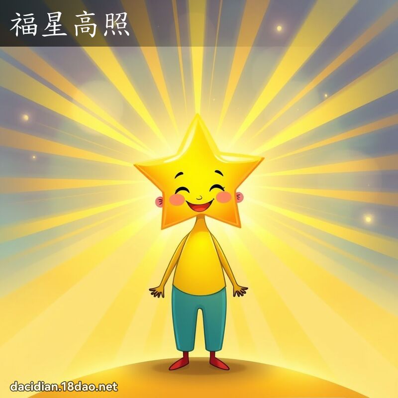 福星高照 - 国语大辞典配图