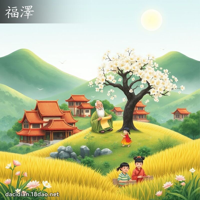 福澤 - 國語大辭典配圖