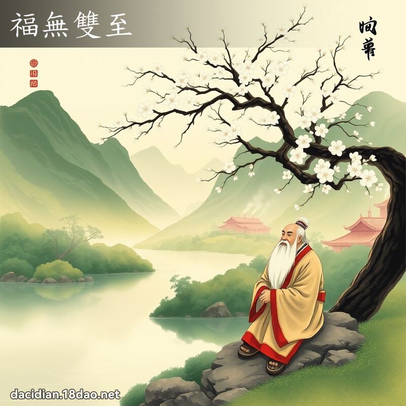福無雙至 - 國語大辭典配圖