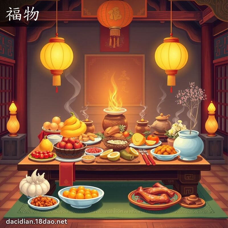 福物 - 國語大辭典配圖