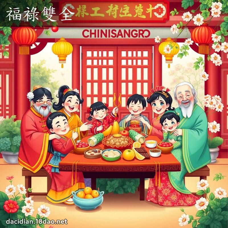 福禄双全 - 国语大辞典配图