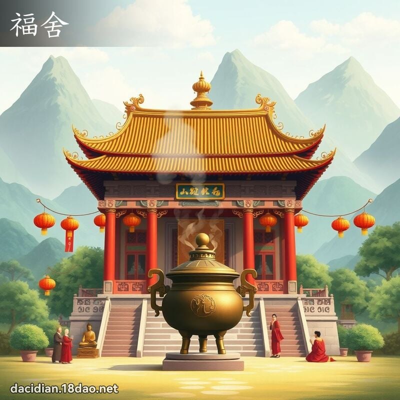福舍 - 国语大辞典配图