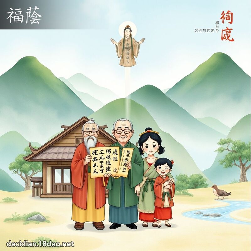 福蔭 - 國語大辭典配圖