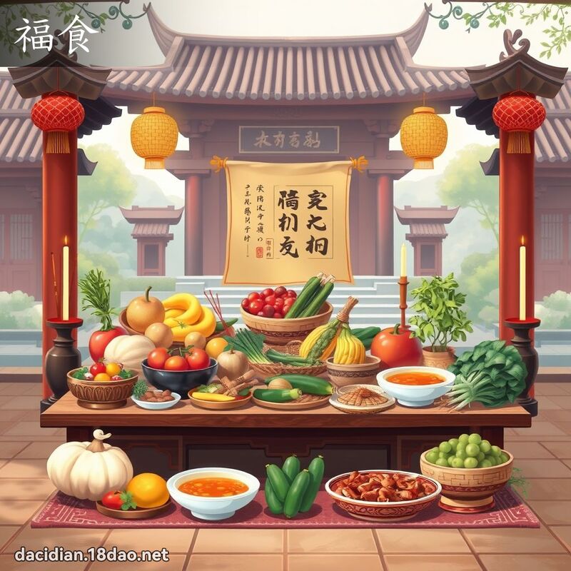 福食 - 國語大辭典配圖