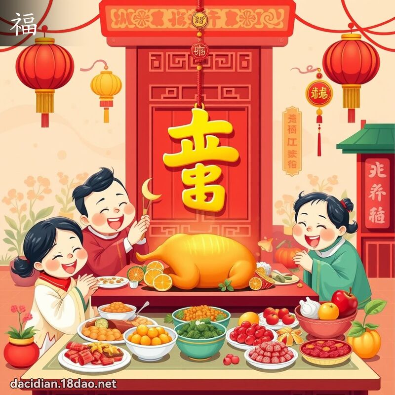 福 - 國語大辭典配圖