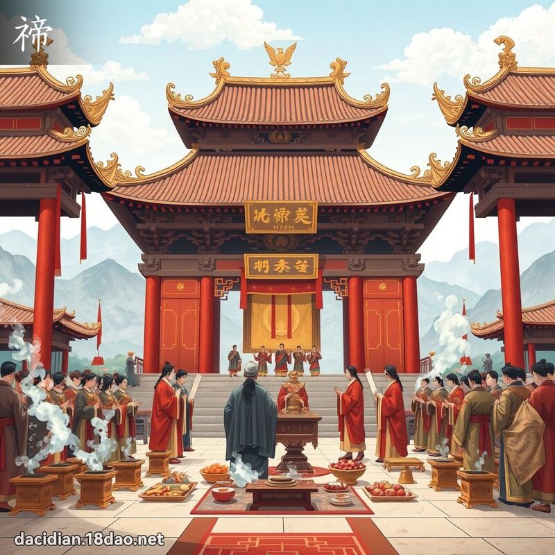 禘 - 国语大辞典配图