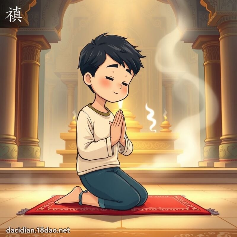 禛 - 國語大辭典配圖