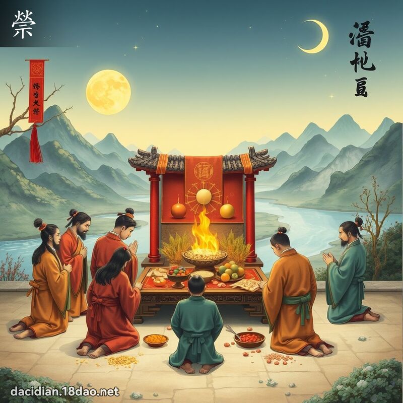 禜 - 国语大辞典配图
