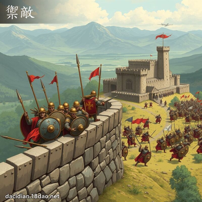 御敌 - 国语大辞典配图