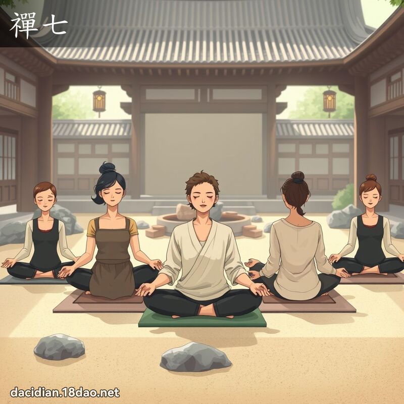 禪七 - 国语大辞典配图
