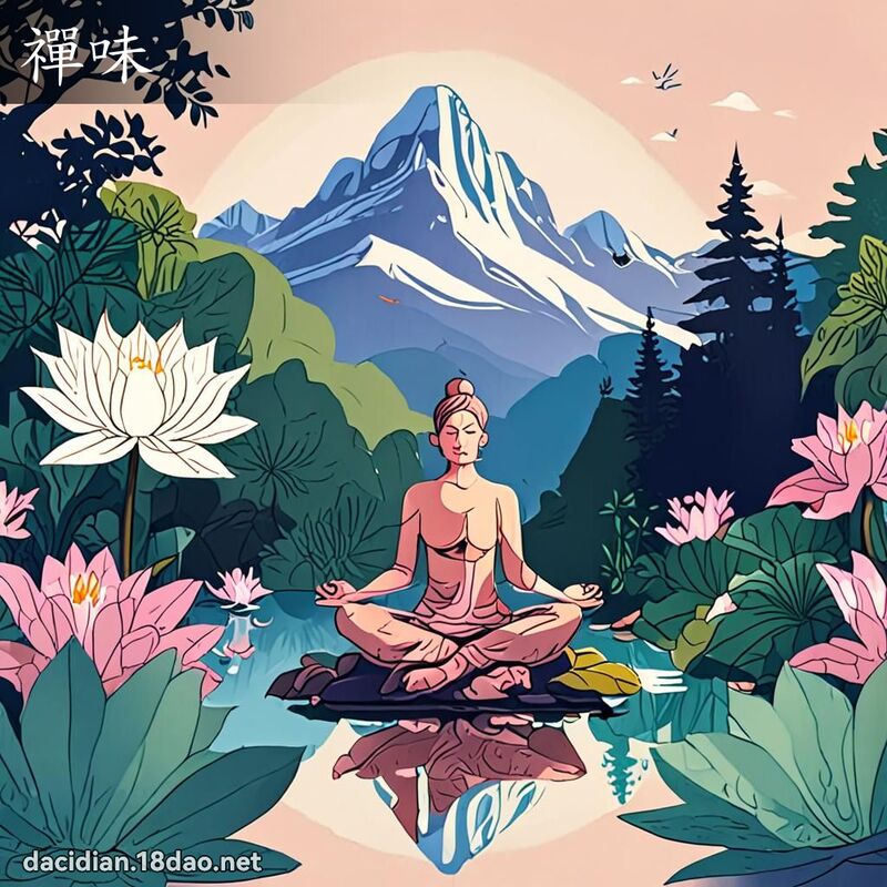 禪味 - 国语大辞典配图