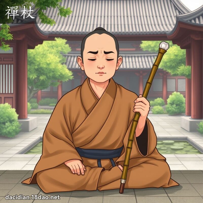 禪杖 - 國語大辭典配圖