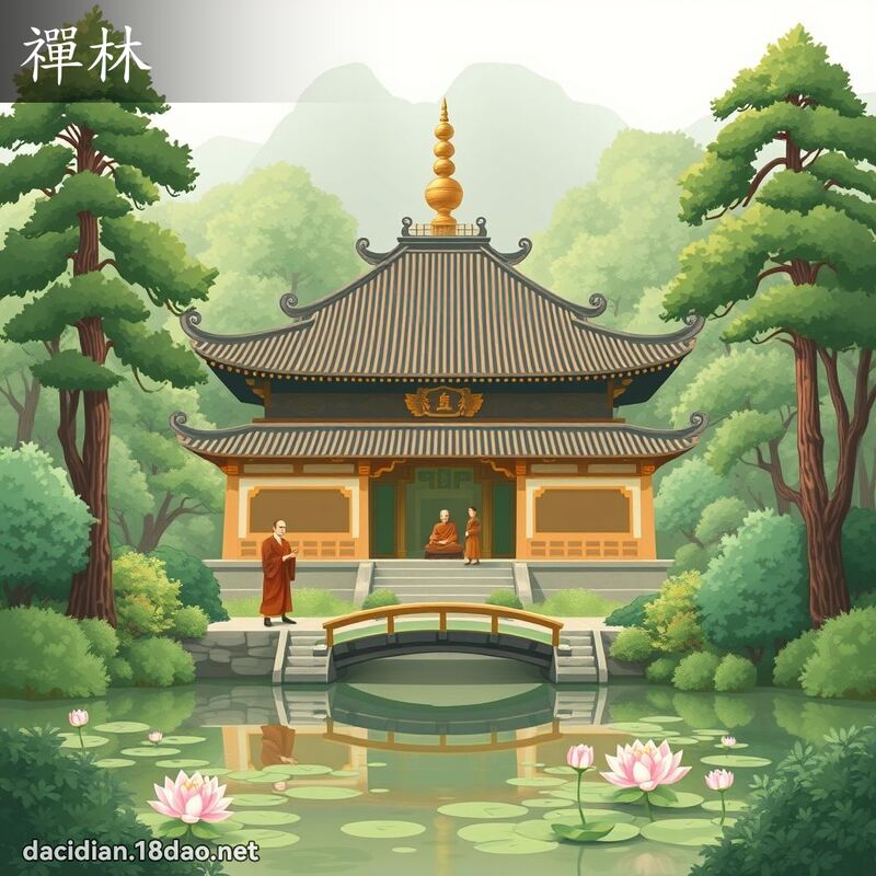 禪林 - 國語大辭典配圖