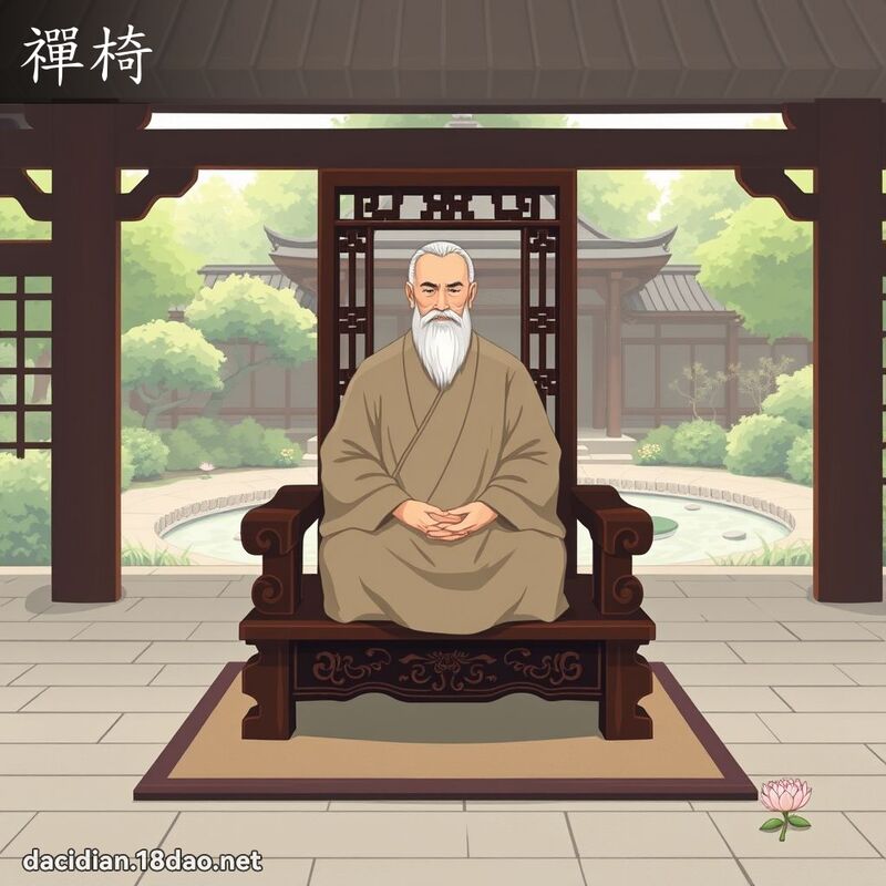 禪椅 - 國語大辭典配圖