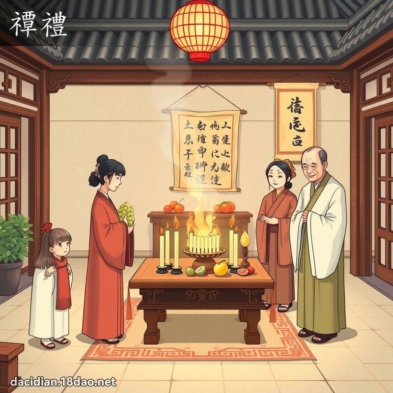 禫禮 - 國語大辭典配圖