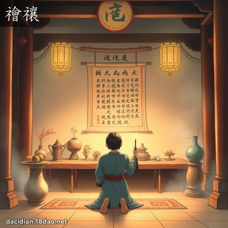 禬禳 - 國語大辭典配圖