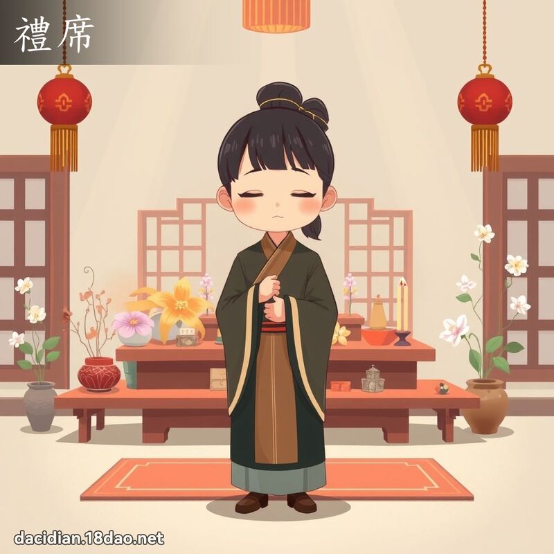 禮席 - 國語大辭典配圖