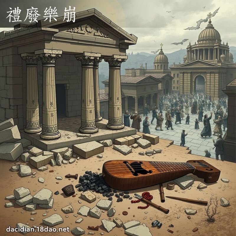 礼废乐崩 - 国语大辞典配图