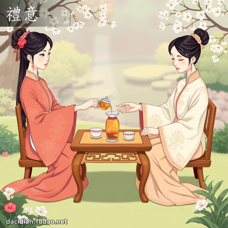 禮意 - 國語大辭典配圖