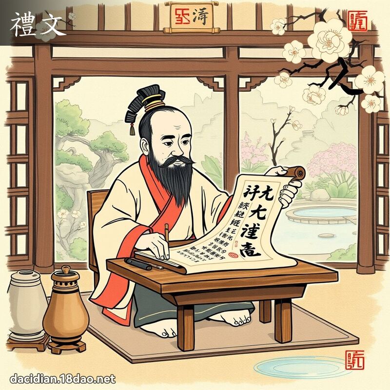 礼文 - 国语大辞典配图