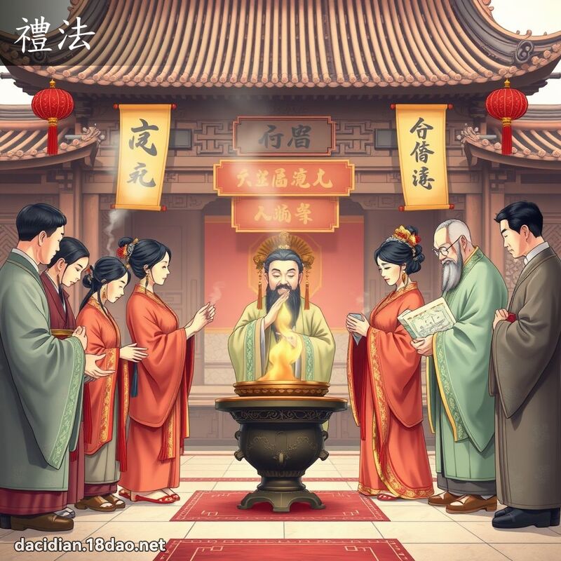 禮法 - 國語大辭典配圖