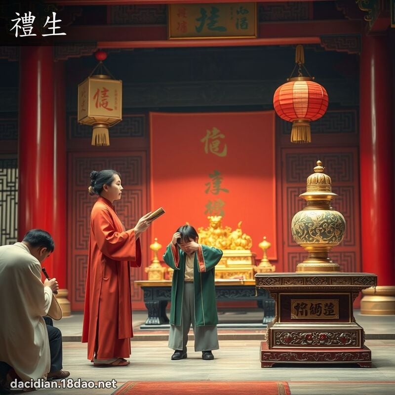 禮生 - 國語大辭典配圖