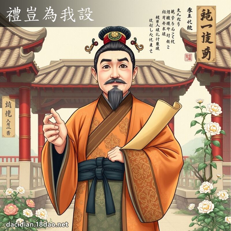 礼岂为我设 - 国语大辞典配图