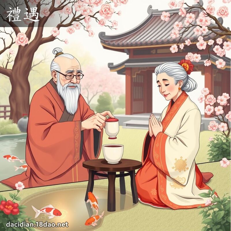 禮遇 - 國語大辭典配圖