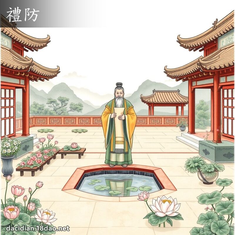 禮防 - 國語大辭典配圖