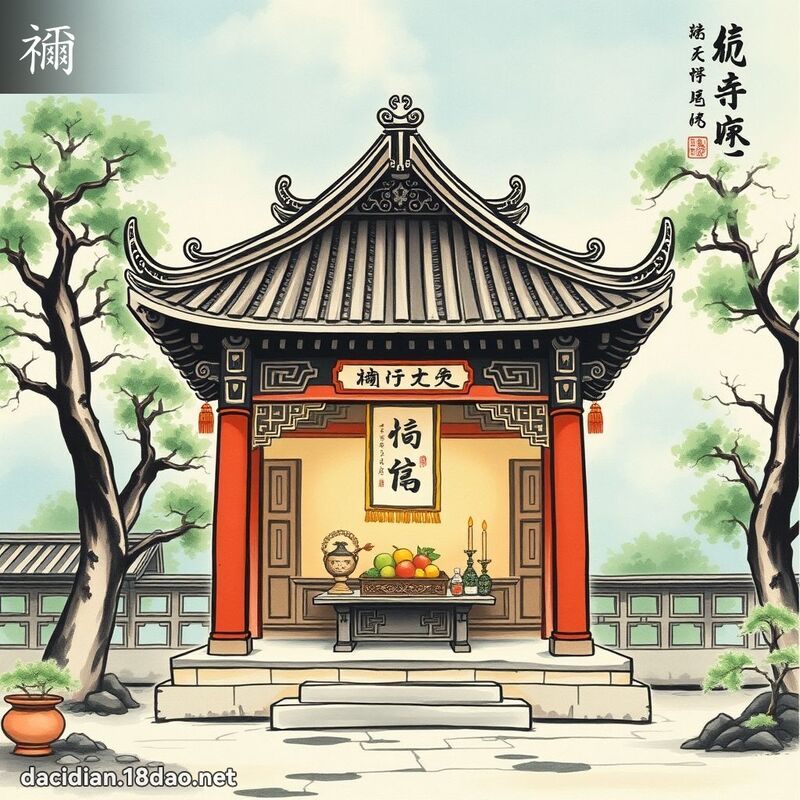 漢字: 禰 (多音字)