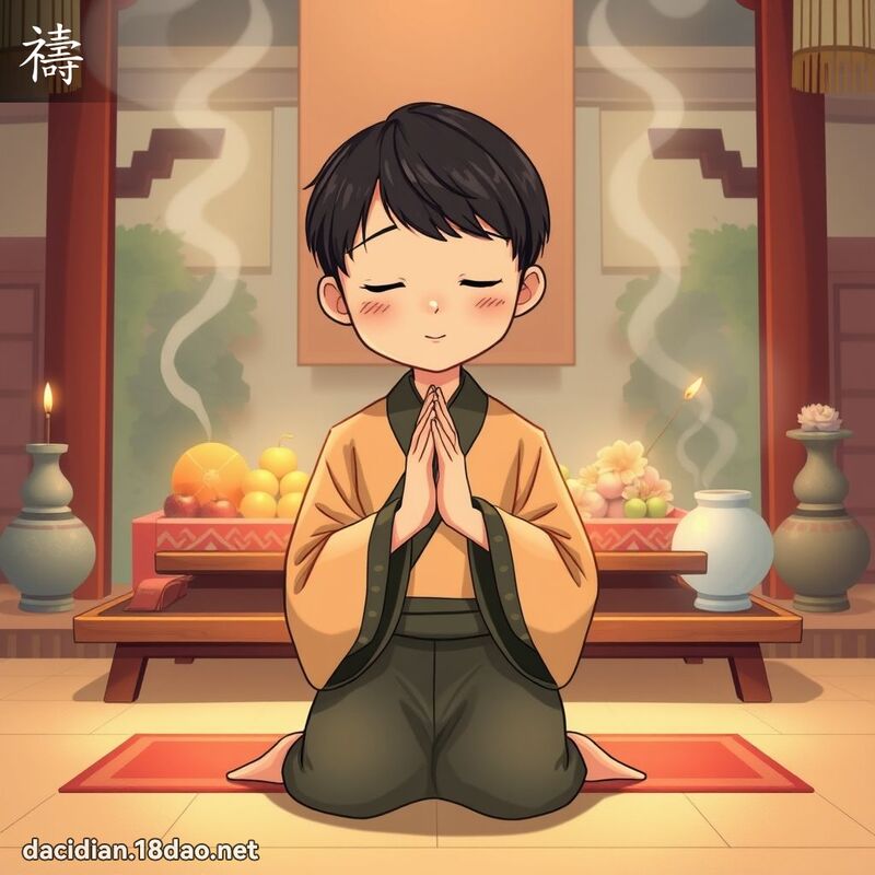 禱 - 國語大辭典配圖