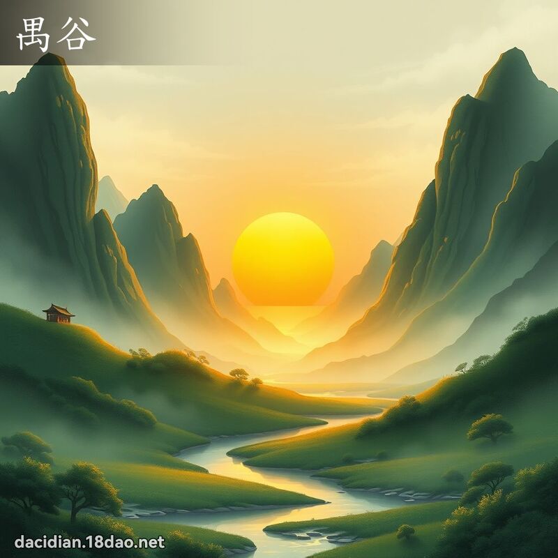 禺谷 - 國語大辭典配圖