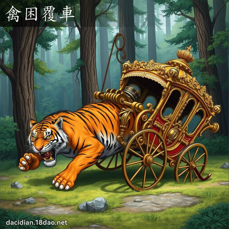 禽困覆車 - 國語大辭典配圖