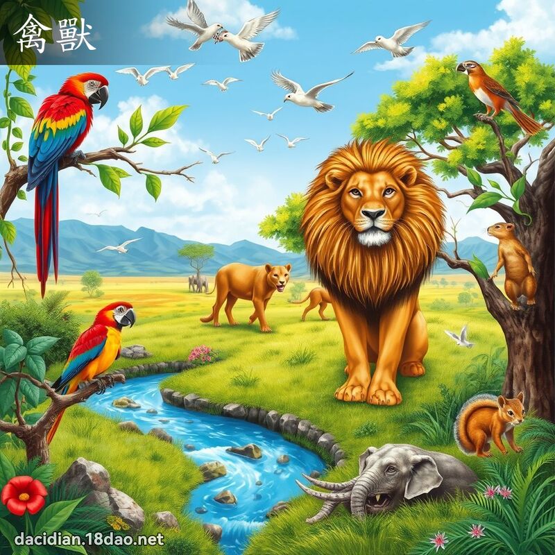 禽獸 - 國語大辭典配圖