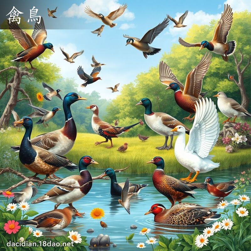 禽鳥 - 國語大辭典配圖