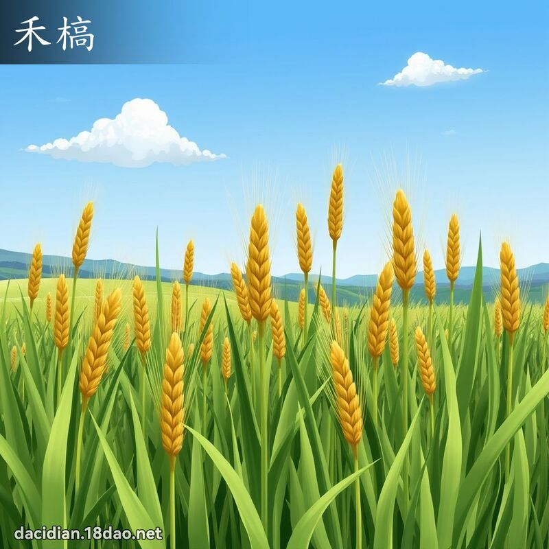 禾槁 - 國語大辭典配圖