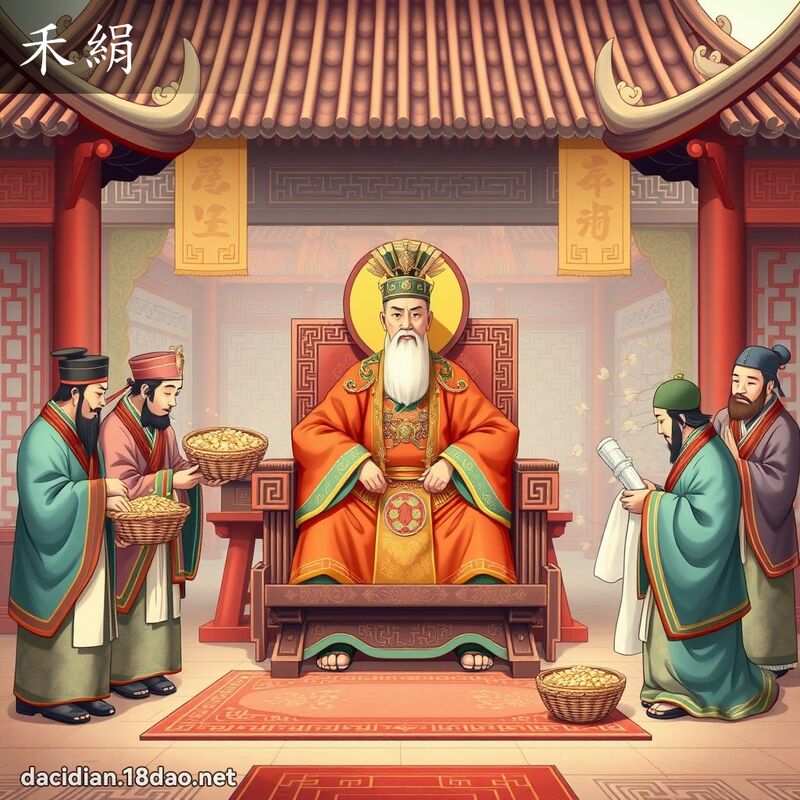 禾絹 - 國語大辭典配圖