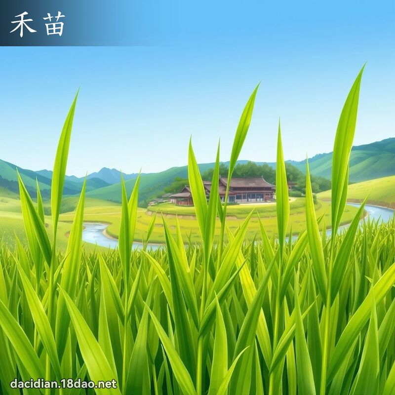 禾苗 - 国语大辞典配图