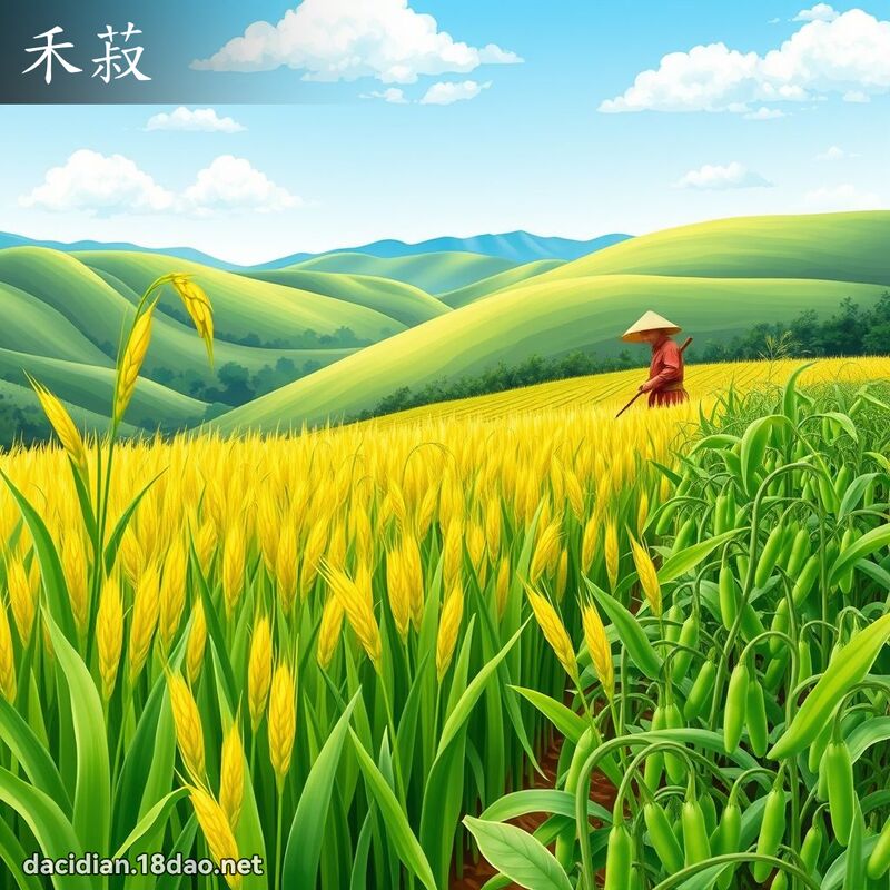 禾菽 - 國語大辭典配圖