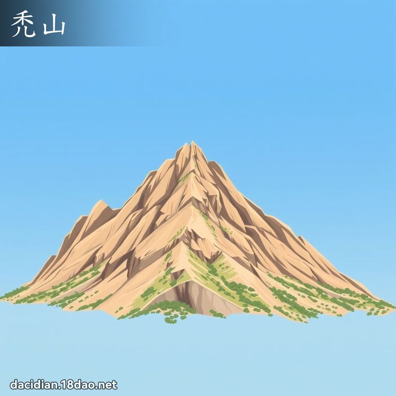 禿山 - 國語大辭典配圖