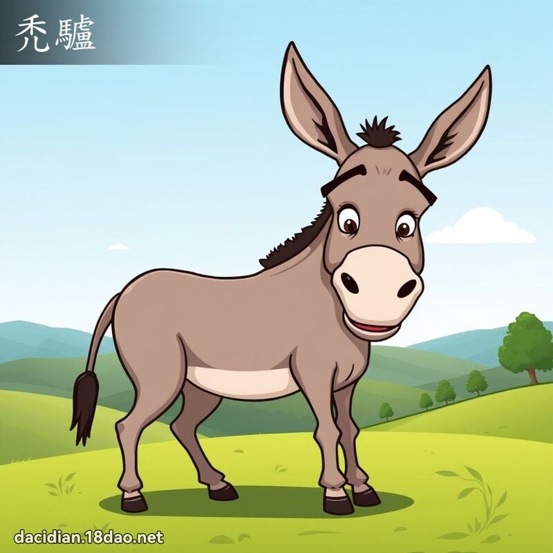 禿驢 - 國語大辭典配圖
